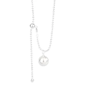 RENSINO Fashion Geometric 14K Gold Plated Link Chain Necklace for Women Girls Romantic Jewelry Unique Modern Gift
