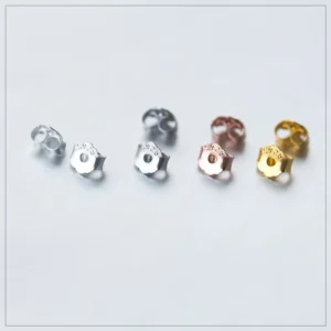 RENSINO Fashion Jewellery Accessories DIY Parts Butterfly Earring Backs Stoppers Earnuts Ear Plugs 925 Sterling Silver Jewelry Findings