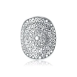 RENSINO Fashion Jewelry Antique 925 Silver Bohemian Style Jewelry Men’s Rings