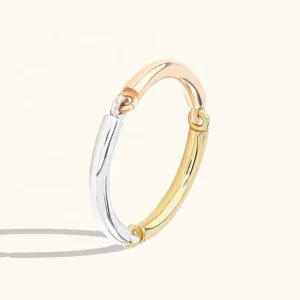 RENSINO Fashion Minimalist Trending Colorful Metal Finger Ring Jewelry Sterling Silver 925
