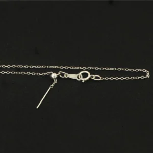 RENSINO Fashion Permanent Jewelry 925 Sterling Silver Adjustable Necklace Chain