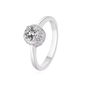 RENSINO Fashion Silver Wedding Rings Jewelry for Gift