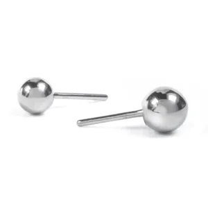 RENSINO Fashion Titanium Ball Body Piercing Top Jewelry F136 Thread Free Lip and Ear Earrings Body Jewelry