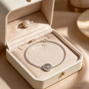 RENSINO Fine 925 Sterling Silver Bracelet for Women Fashion Beaded with Exquisite Cubic Zirconia Details