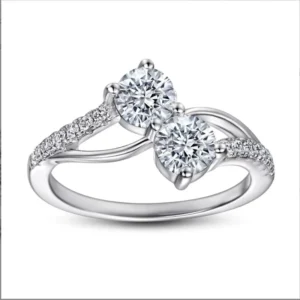 RENSINO Fine Jewelry 925 Sterling Silver Ring with Cz Stone