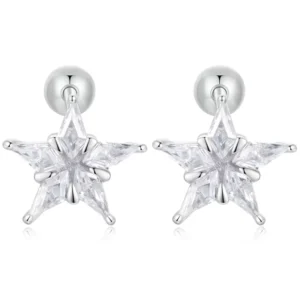 RENSINO Fine Jewelry Beautiful Earrings Set 925 Sterling Silver Jewelry Flower Animal Designs Jewelry for Women
