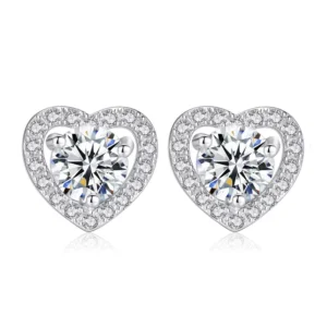 RENSINO Fine Jewelry Earrings Designer Luxury Moissanite Diamond Gold 925 Sterling Silver Flower Earrings for Women Earrings