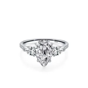 RENSINO Fine Jewelry Wedding Ring Classic Temperament Zircon S925 Sterling Silver Ring