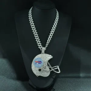 RENSINO Football Helmet Alloy Large Pendant Individual Sports Necklace