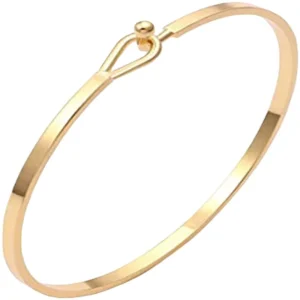 RENSINO Gold Bar Gold Plated Handmade Minimalist Women’s Bracelet
