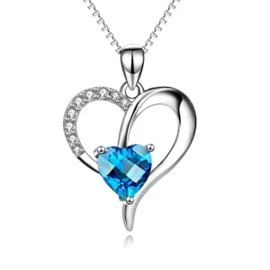 RENSINO Heart Girl Women Pendant 925 Sterling Silver Fashion Custom Logo Shenzhen Necklaces Jewelry Silver CLASSIC Mascot Link Chain