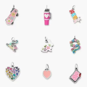 RENSINO Heart Shape 925 Silver Fashion Pendants & Charms for Bracelet Cute Designer for Women Jewelry Making