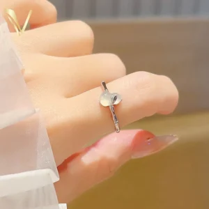 RENSINO High End 925 999 Silver Ring Custom Stone Sizes Zircon Adjustable Size Hypoallergenic Jewelry
