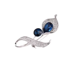 RENSINO High End Delicate Calla Lily Flash Diamond Brooch Pin UV400 Tempest Sunglasses Gift Women’s Suit Accessory Internet Celebrity