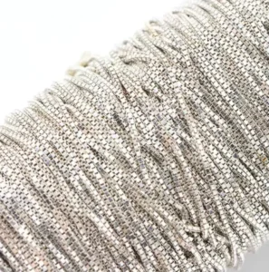 RENSINO High Quality 925 Silver Chain 8mm Bulk Loose Jewelry Findings Stylish Fashion Jewelry