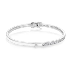 RENSINO High Quality Colorful Enamel CZ Metal Bracelets Durable 925 Sterling Silver Ladies Fashion Jewelry Bracelets Bangles