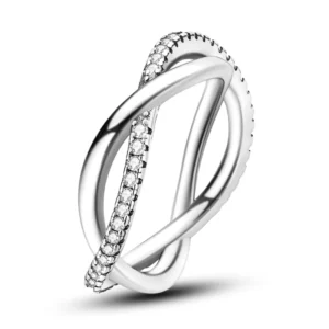 RENSINO High Quality Fashion Classic 925 Sterling Silver Zircon Rose Cut Luxury Ring for Daily Wear