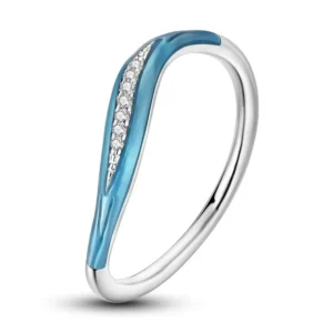 RENSINO High Quality Luxury 925 Sterling Silver Zircon & Freshwater Pearl Ring for Unisex Daily Wear