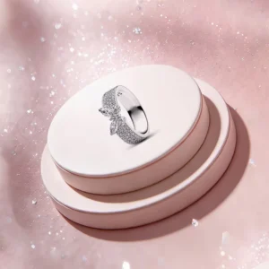RENSINO High Quality Luxury Retro Fashion 925 Silver Engraved Gold Ring Featuring a Rose Cut Border Inlay Technique
