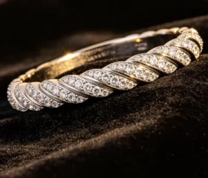 RENSINO Hip Hop 2 Rows Style 925 Sterling Silver Mens 13mm Iced Out Moissanite Lab Diamond Cuban Link Bracelet