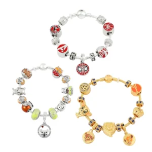 RENSINO Hot Cartoon Bracelet SpiderMan Lion King Kids Pendant Hand Chain Cute Styles for Girls Birthday Gift Shine Bracelet