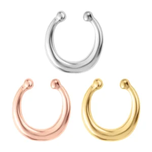 RENSINO Hot U Shape Simple European and American Personality Stainless Steel Nose Ring Body Jewelry with Nose Nail Puncture Feature