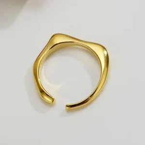 RENSINO ICEBELA Light Luxury Fashion Minimalist Ring Jewelry Simple Thin Finger Unique Stacking 925 Sterling Silver Rings for Women