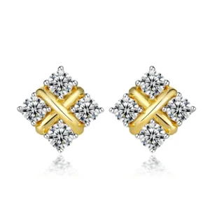 RENSINO JCA Luxury Women’s 925 Sterling Silver Hoop Earrings New Design Popular Minimalist Fashion for Women