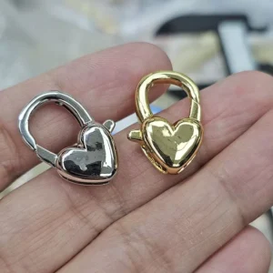 RENSINO JF2215 Fashion Jewelry Supplies Gold Silver Rose Gold Heart Lobster Clasp Gold Parrot Claw Clasps Jewelry Supplies Accessories