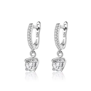 RENSINO Jewelry Fashion Zircon Silver Earring