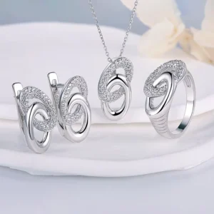 RENSINO Jewelry Silver Women Earrings