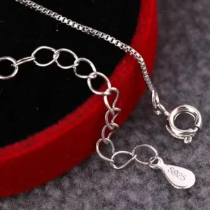 RENSINO LT 02 925 Sterling Silver Anklet Women’s Korean Version of Fashion Exquisite Foot Accessories