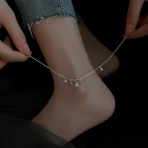RENSINO LT JL037 925 Sterling Silver Palace Bell Ankle Chain for Women New Style Ancient Style Sexy Bracelet Fine Anklets Niche