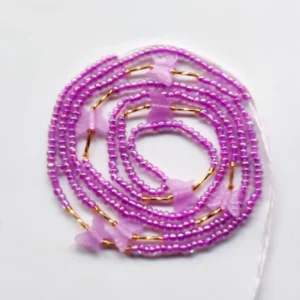 RENSINO Luminous Butterfly Bead Waist Bead Chain Sexy Lace up Adjustable Color Waist Bead Body Chain