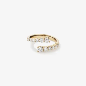 RENSINO Luxury Lab Created Diamond Fine Jewelry Ring Gold Bridal IGI Certified Lab Created Anniversary Jewelry Design