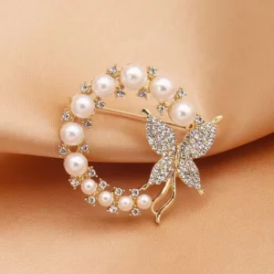 RENSINO Luxury Women Fashion Jewelry Brooches Gold Silver Custom Logo Letter Name Safety Pin Brooch Designer Charms Brooches and Pins