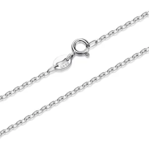 RENSINO Manufacturer Real Silver Chain 925 Sterling Silver Round Shape Chain