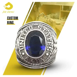 RENSINO Men’s Sterling Silver and Copper Gold Platinum Plated Ring for Wedding Engagement Party Gift