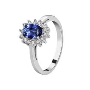RENSINO Moissanite Engagement Rings For Women Lab Grown Diamond Wedding Bands 925 Silver Promise Rings Fine Jewelry For Her
