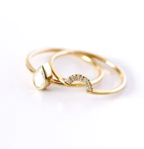 RENSINO Most Popular American Style Classic 925 Sterling Silver Slim Drop Ring couple Rings wedding Rings With Cubic