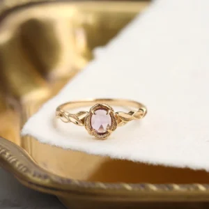 RENSINO Natural Crystal Amethyst 925 Sterling Silver Gold Plated Pave Setting Classic Big Stone Ring for Women Superior Quality Jewelry