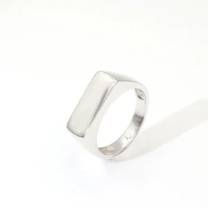 RENSINO Neutral Style Rose Gold Plated Hip Hop Woven Ring