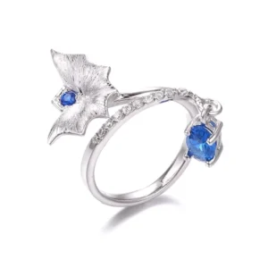 RENSINO New Arrival High Quality 925 Sterling Silver Jewelry 925 Sterling Silver Ring With Zircon Spinel