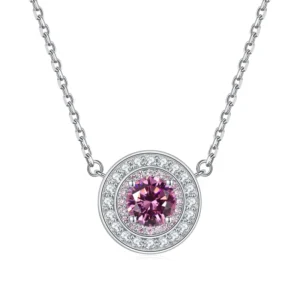 RENSINO New Arrival S925 Sterling Silver Necklace for Women 18K Gold Rhodium Plated Cubic Zirconia Trendy Style Fine White Gold Platinum