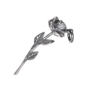 RENSINO New Arrivals 925 Silver Jewelry Certified Original Antique Rose Pendant Necklace Valentine’s Day Gift Flower Jewelry