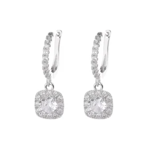 RENSINO New Arrivals 925 Silver Stud Earrings Unique Zircon Silver Earrings