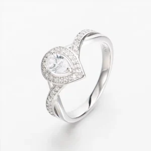 RENSINO New Arrivals Women Fashion Jewelry 925 Silver Diamond Ring