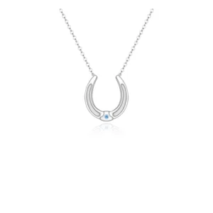 RENSINO New Custom Mens Jewellery 925 Sterling Silver Horse Shoe Necklace