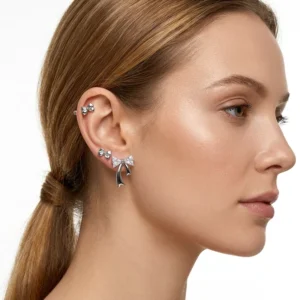RENSINO New Design Helix Piercing Jewelry 316L Surgical Steel Bow Tragus Cartilage Earrings Women Body Piercing Jewelry