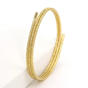 RENSINO New Fashion Creative Magnetic Bracelet Lady Bangles Relieve Fatigue Healthy Handmade Chain 18k Gold Rope Couples DIY Bracelet